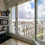 Studio W/View On Paris Roof 2Min To Metro Charonne